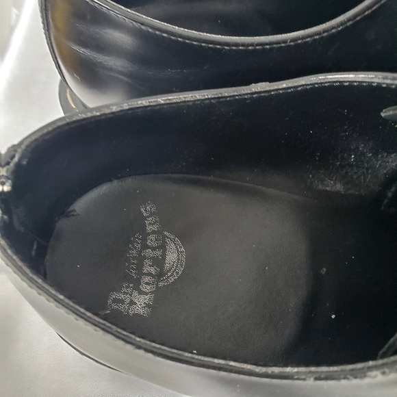 Dr. Martens Mono Smooth Leather Oxford Shoes Unisex M11 W12 - Picture 13 of 16